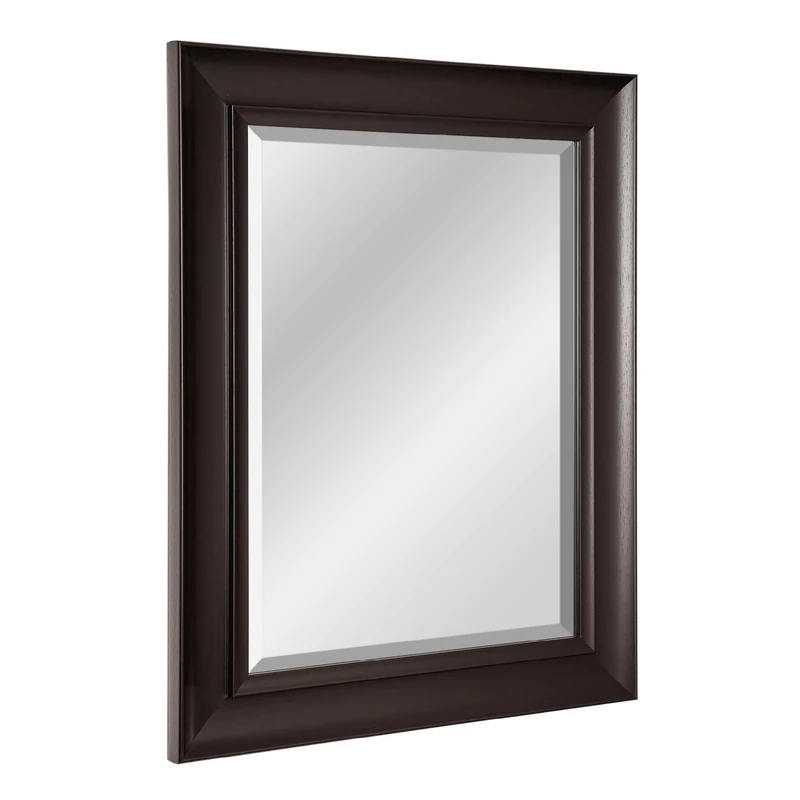 Head West Espresso Rectangular Framed Wall Vanity Mirror - 24" x 30"