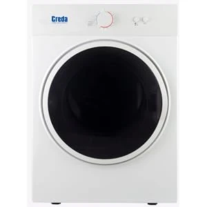 Creda 3KG Load Freestanding Compact Mini Tumble Dryer - 3 Temperature Settings, 2 Programs, C Energy, H 690 x W490 x D475 (mm) (C3TDW) - White