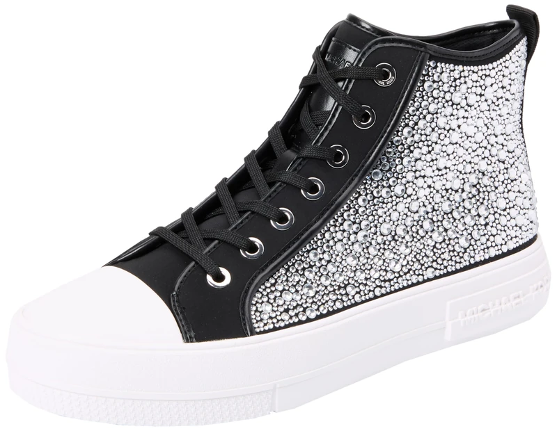 Michael Kors 43H3EYFE6D-001 Evy HIGH TOP Women Black UK 3.5