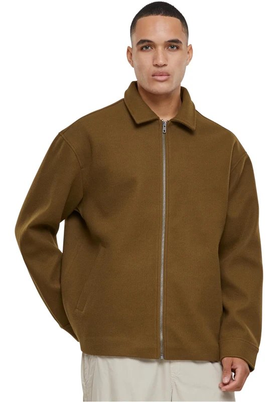 Urban Classics Men's Basic Blouson Jacket Jacket, Summerolive,