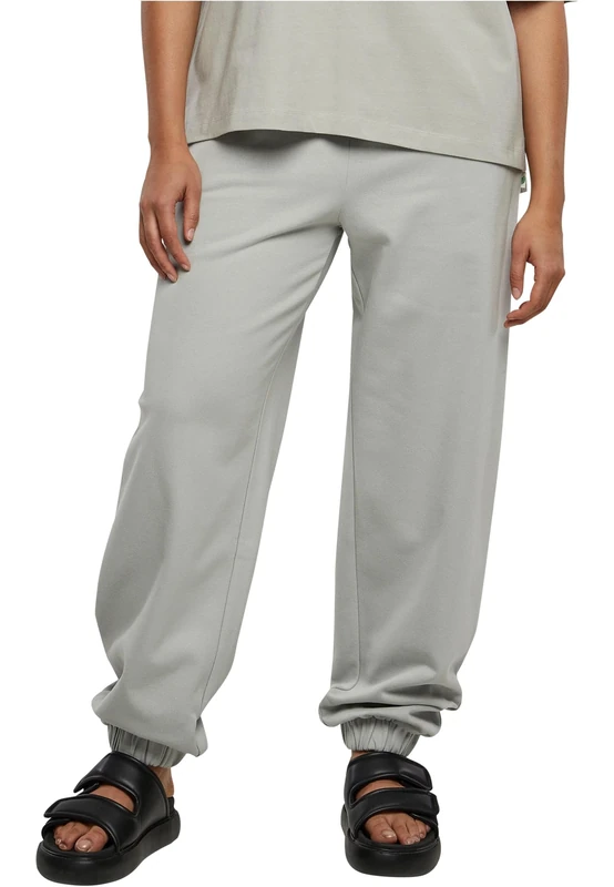 Urban Classics Women's Ladies Organic High Waist Ballon Sweat Pants, Lightasphalt, S