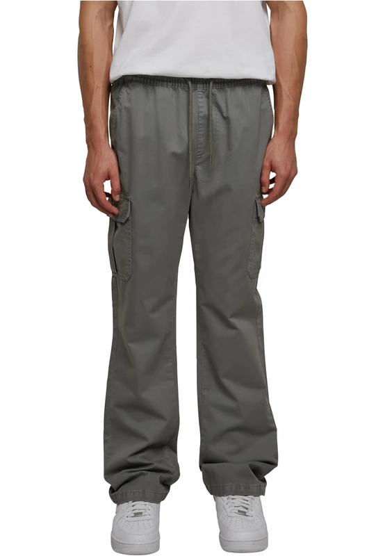 Urban Classics Men's Cotton Cargo Pants, Asphalt, L