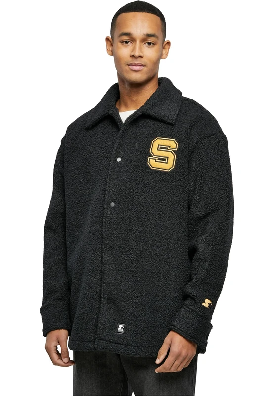 Starter Black Label Men's Starter Sherpa Shirt Jacket, S