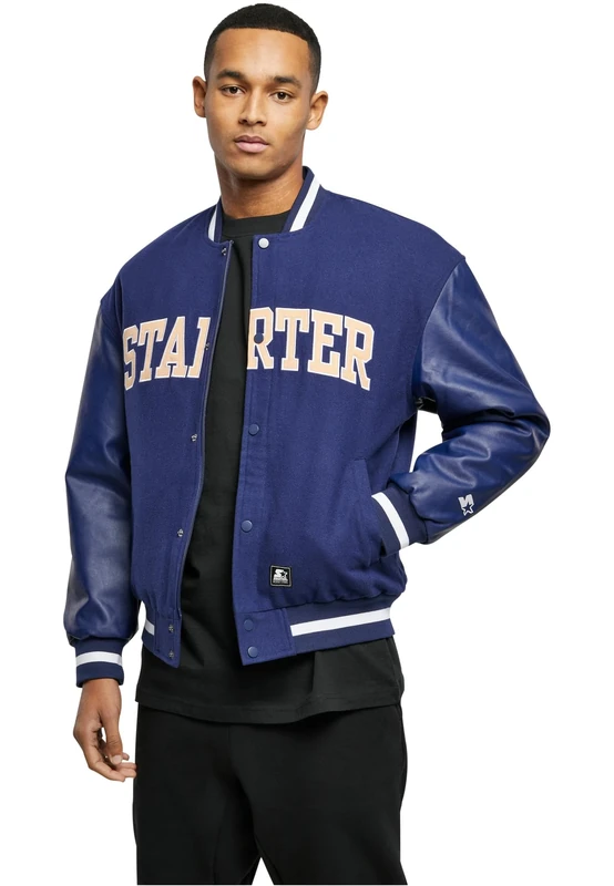 Starter Black Label Men's Starter Team Jacket, Darkblue, M