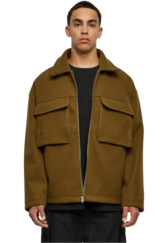 Urban Classics Men's Big Pocket Blouson Jacket, Summerolive,