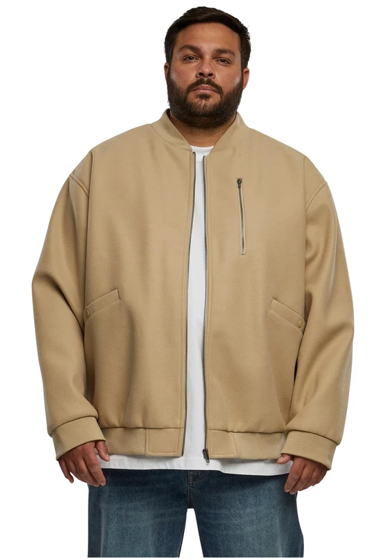 Urban Classics Men's Bomber Blouson Jacket, Wetsand, XXL