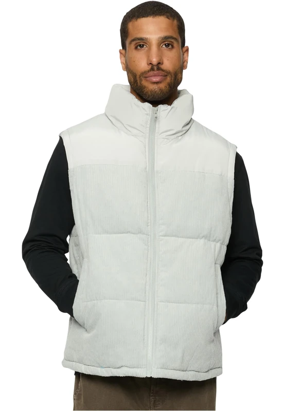 Urban Classics Men's Cord Vest, Lightasphalt, XXL