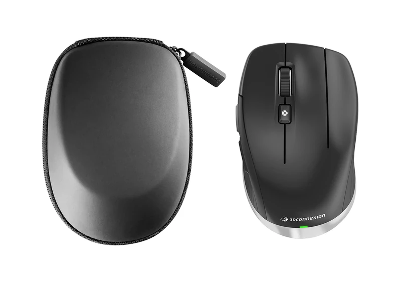 3Dconnexion CadMouse Compact Wireless (Compact Mouse, Optical, Wireless, USB-C, Right-Handed, Black)