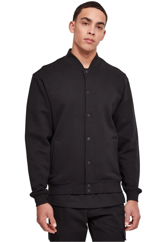 Urban Classics Men's Ultra Heavy Solid College Jacket, Black, 4XL