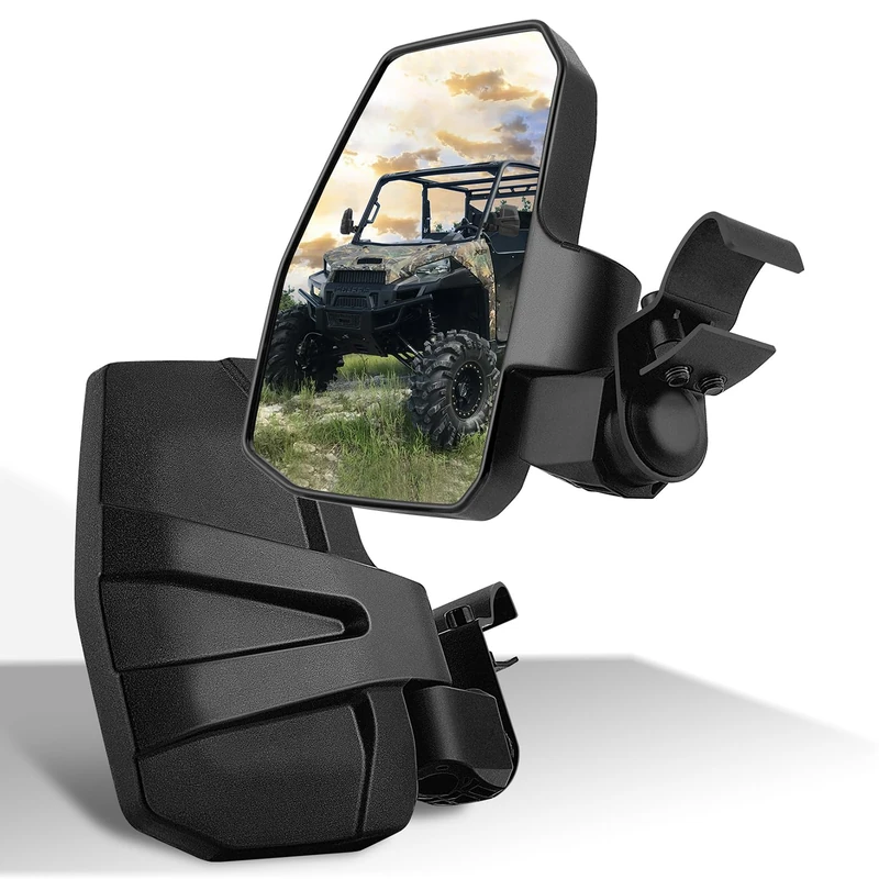 Ranger Side Mirrors,You No Longer Need to Adjust by Hand，Innovative Automatic Reset Function,New SHEJISI UTV Mirrors Compatible with Polaris Ranger General, Can Am Defender HD8 10, 2021-2023 Commander