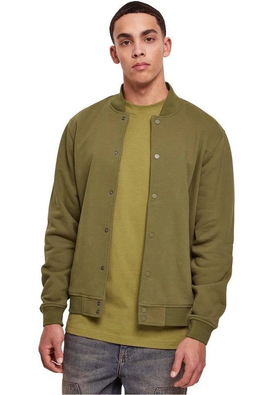 Urban Classics Men's Ultra Heavy Solid College Jacket Jacket, Summerolive, - Image 1