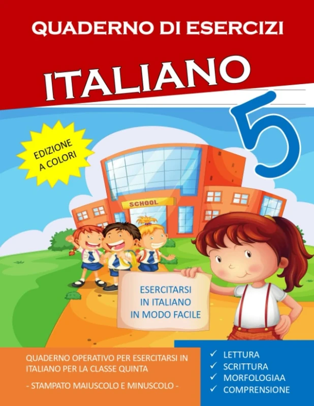 Quaderno Esercizi Italiano. Per la Scuola elementare. Classe Quinta
