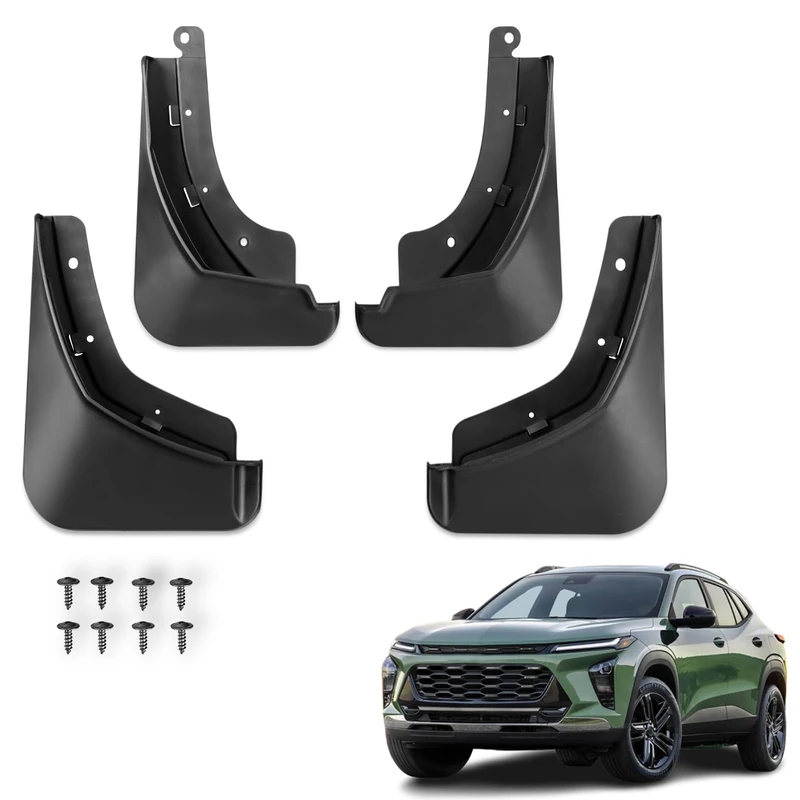 TECHPICCO Mud Flaps Compatible with Chevrolet Trax 2024, Mud Guards 4pcs Fender Guards Compatible with Chevy Trax Accessories 2024 No Drill Splash Guards
