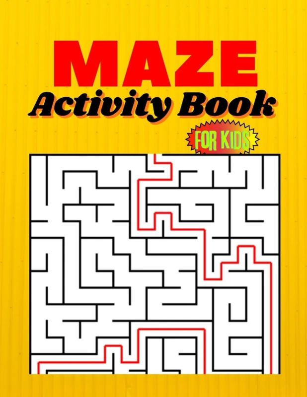 Maze Activity Book For Kids
