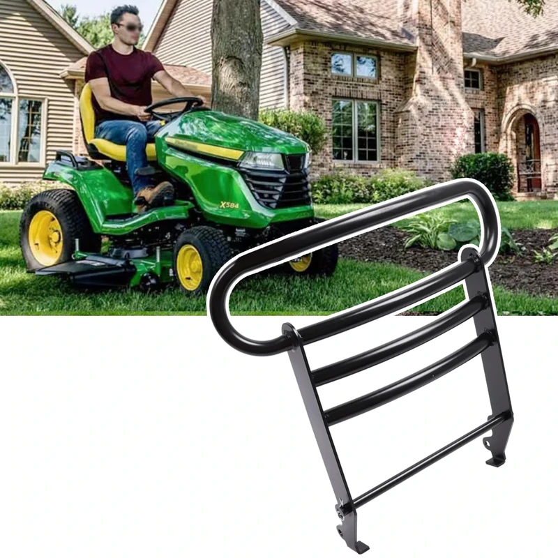 ELITEWILL Garden Tractors Front Bumper Brush Guard Fit for John Deere X300 X500 Replace OEM BM23057