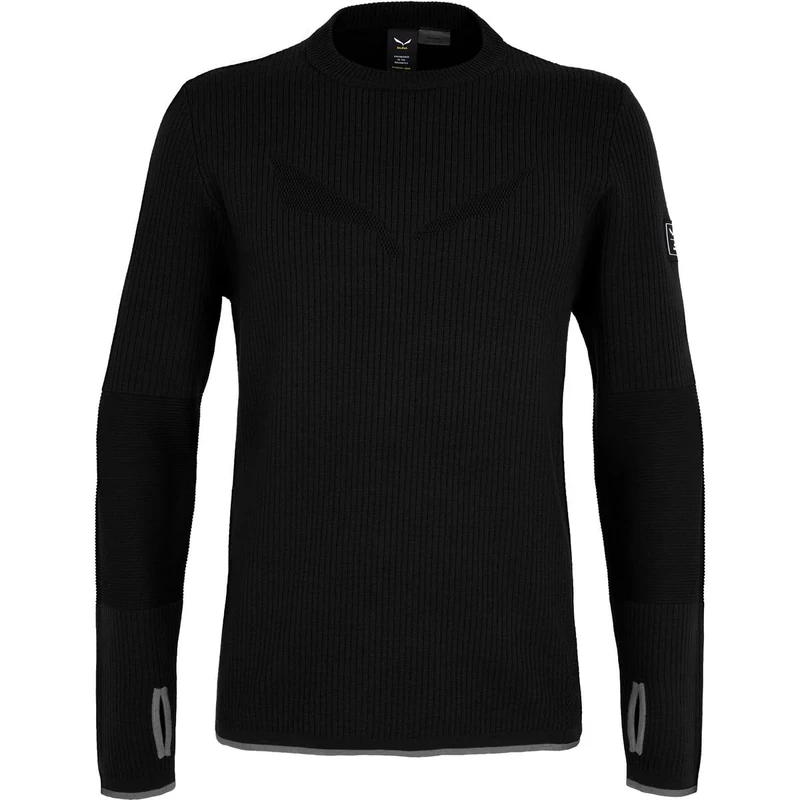 SALEWA Fanes Eng. Am M Pullover Men's Sweatshirt Black/White