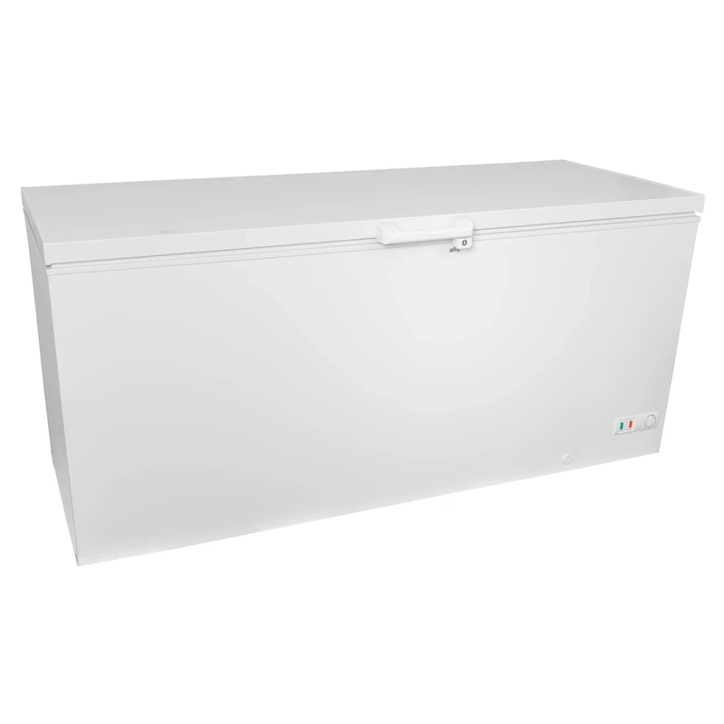 560L White Chest-Style Freezer, Adjustable Temperature, Freestanding With Adjustable Feet and 2 Wire Freezer Baskets - SIA CHF600WH