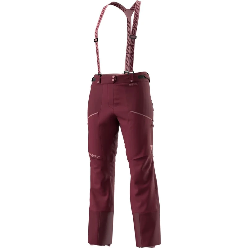 DYNAFIT Women's Free Infinium Hybrid PNT W Trousers, red, XL - Image 1