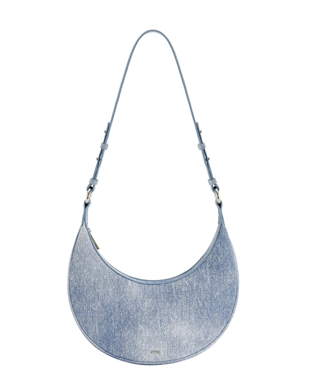 JW PEI Women's Carly Saddle Bag - Blue Denim - Medium