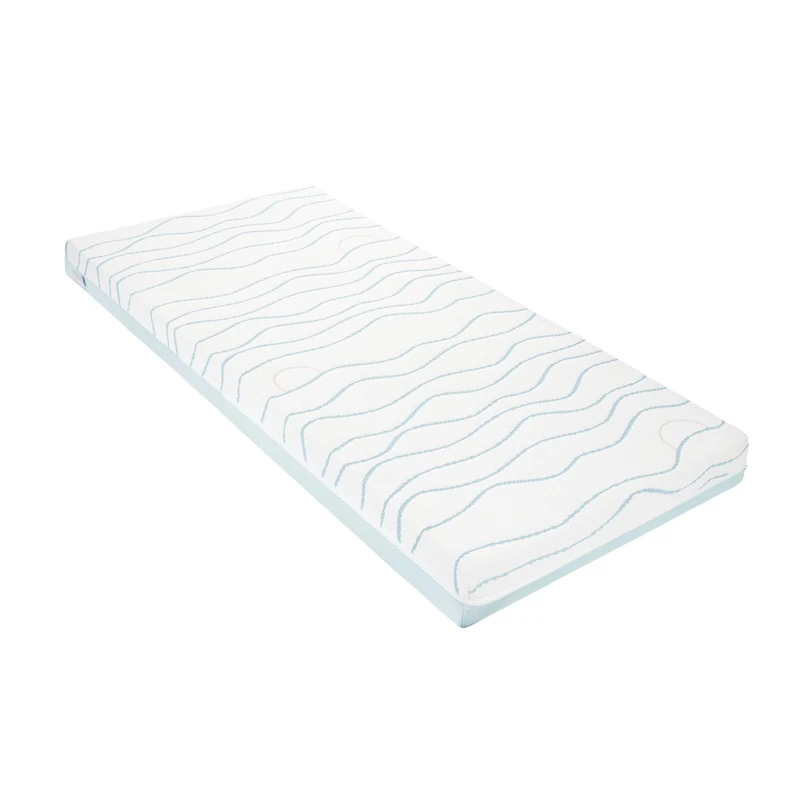 Babymoov Cosy'Lite Ergonomic Baby Mattress 70 x 140 cm - Comfort and Optimal Support for Spine and Round Head - High Density Foam 10 cm - Made in Portugal - Removable Cover - Oeko-Tex Certified