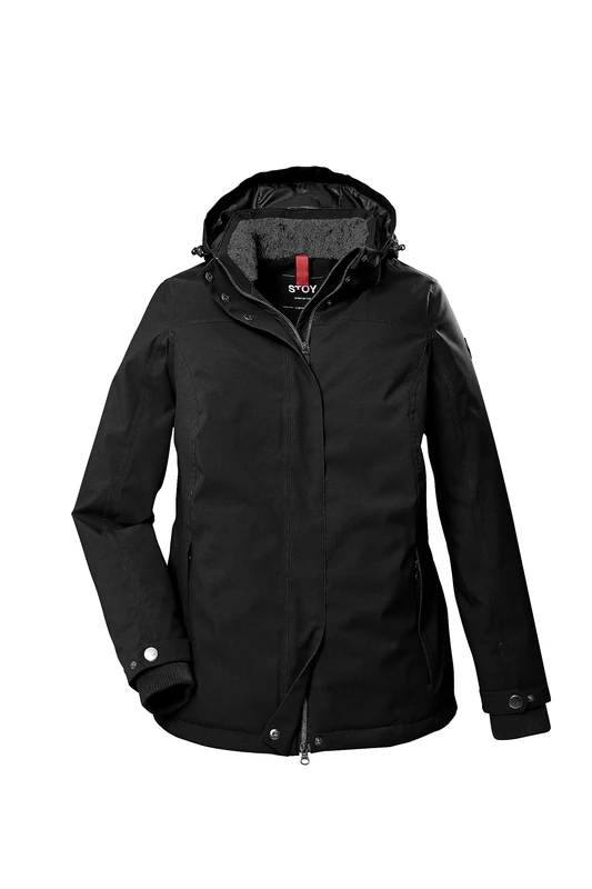 STOY Women's Stw 9 Wmn Jacket Functional Jacket with Removable Hood - Large Sizes