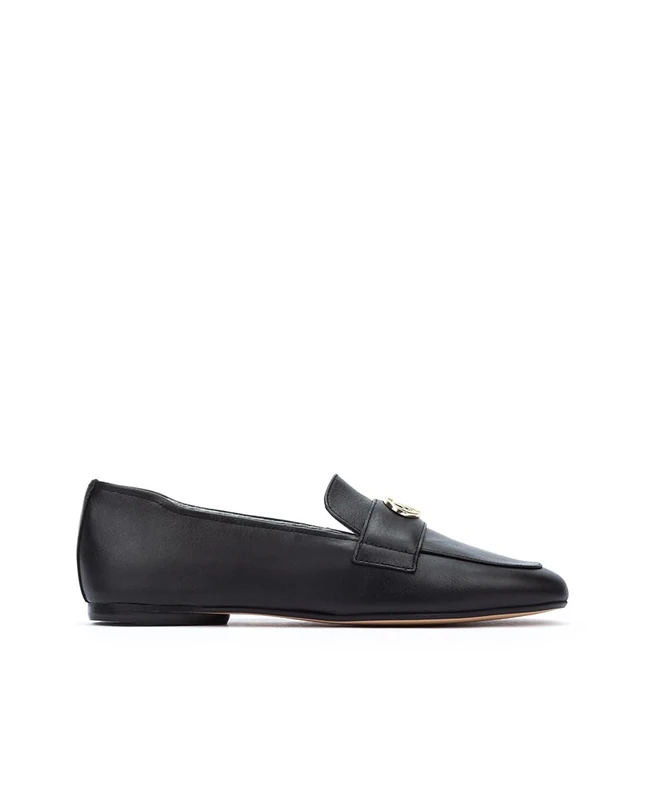 MARTINELLI Women's Amazon Model Leather Loafers, Black/White, 8 UK - Image 1
