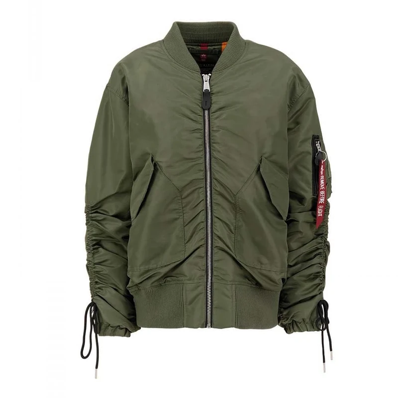 Alpha Industries CWU MA-1 Bomber NC Bomber Jacket for Women Sage-Green