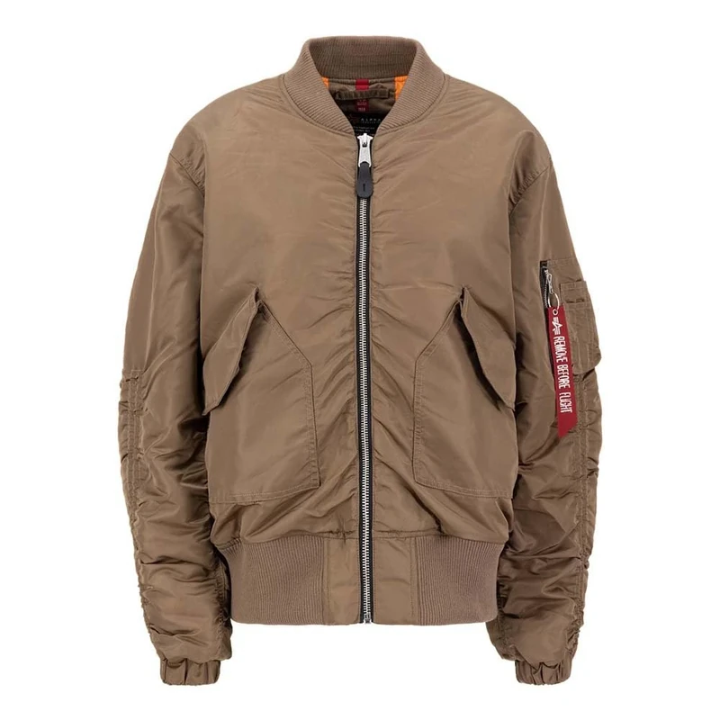 Alpha Industries CWU MA-1 Bomber NC Bomber Jacket for Women Taupe