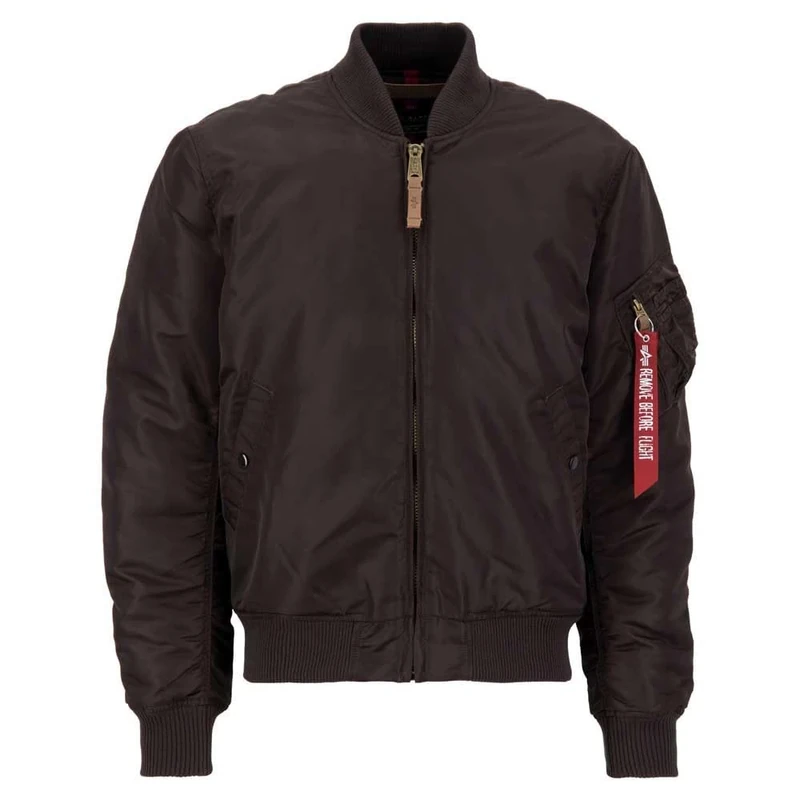 Alpha Industries Men's MA-1 VF 59 Bomber Jacket, Hunter Brown, XXXL