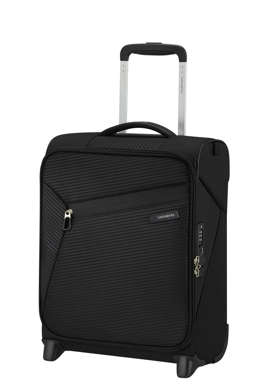 Samsonite Litebeam - Easyjet Upright S, 35 x 20 x 45 cm, 26 l, 1.60 kg, hand luggage, Airplane Upright S Undersseater, Black (black)