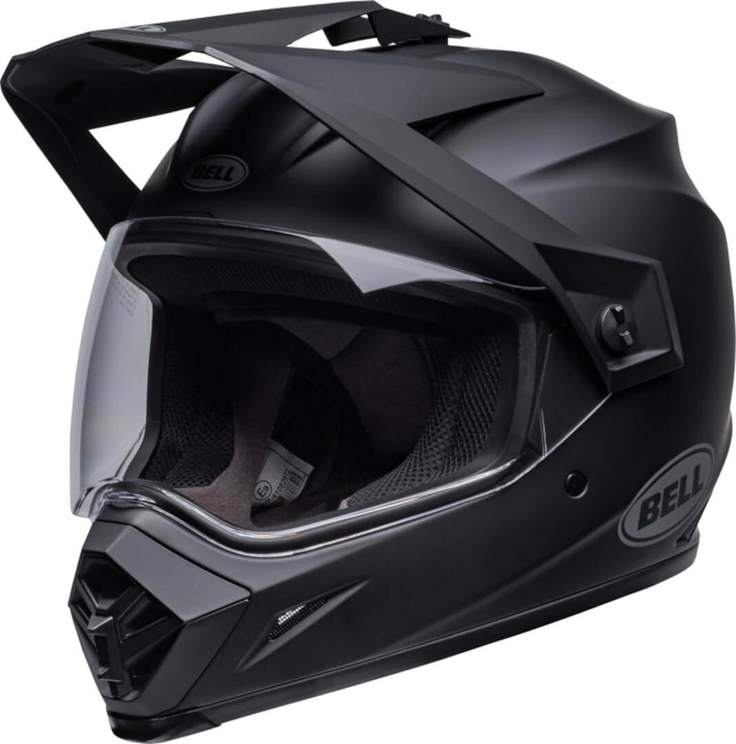 Bell - MX-9 ADV MIPS SOLID ECE Helmets - Adult Unisex - protective gear, bike helmet, motocross helmet, motocross protective helmet, Matte Black , XL