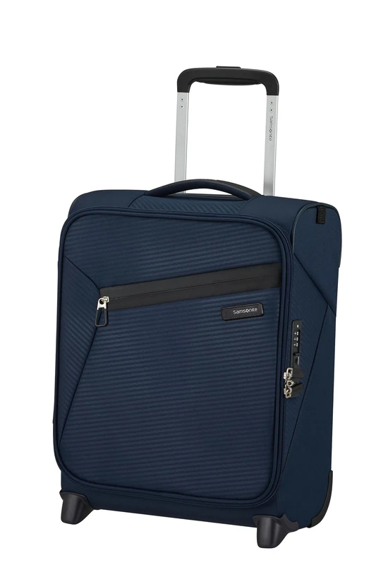 Samsonite Litebeam - Easyjet Upright S, 35 x 20 x 45 cm, 26 l, 1.60 kg, hand luggage, Airplane Upright S Undersseater, Blue (Midnight Blue)