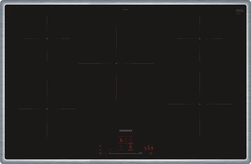 Siemens EH845HVB1E iQ100 Smart Induction Hob 80cm Black