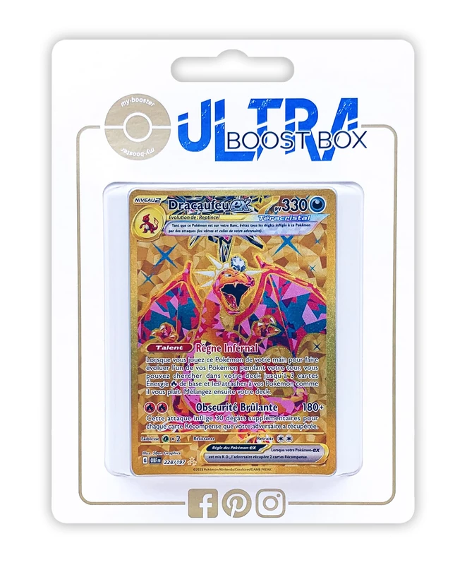 my-booster Pokemon SV03-FR-UB-228 - 10 French Cards Box