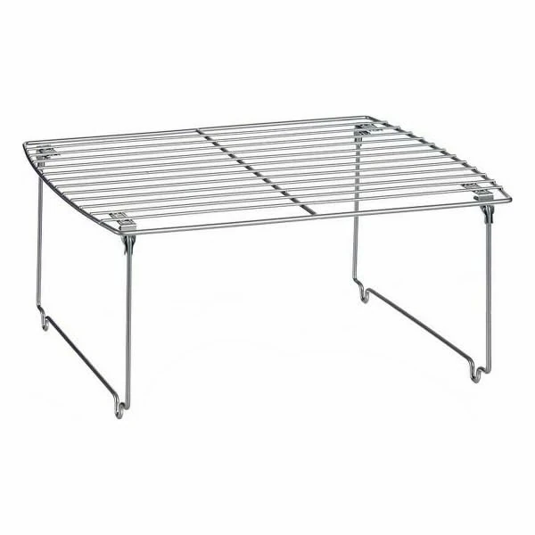 Kinvara Folding Shelf Silver Metal 44 x 28 x 19 cm (6 Units) - Image 1