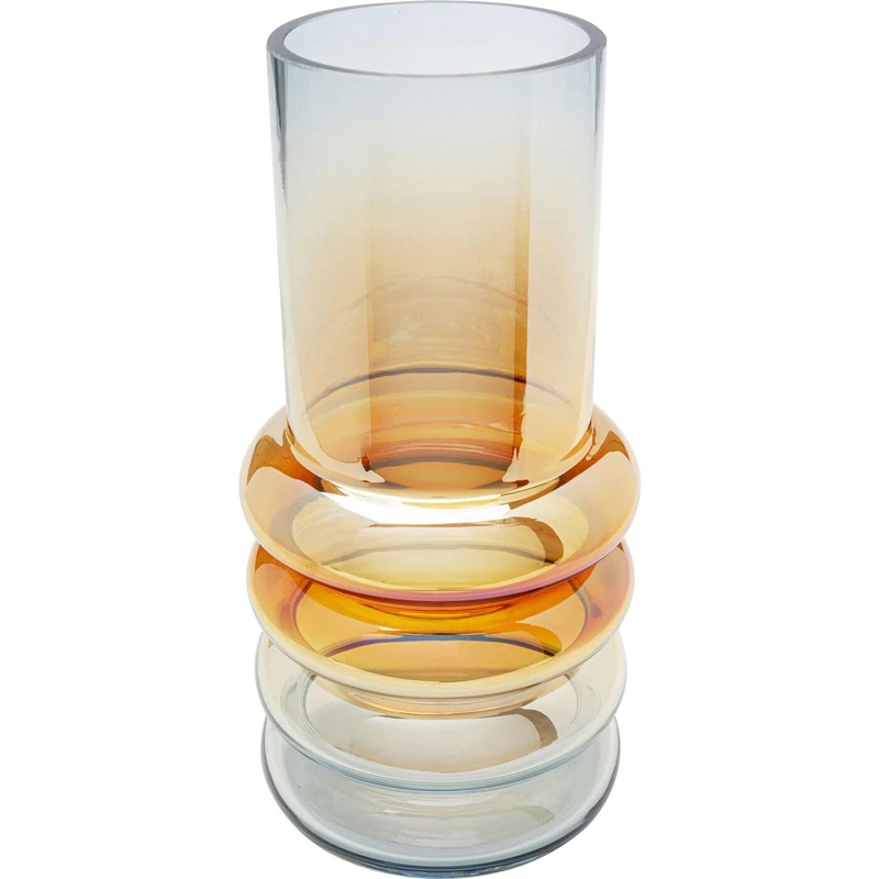 Kare Design Deco Vase Phenom Multi, Multicolored, Decorative Vase for Flowers, Modern, Room Decor, Home Decor, Table Decoration for Living Room, Bedroom, Home Office, 30x15x15 cm (H/W/D)