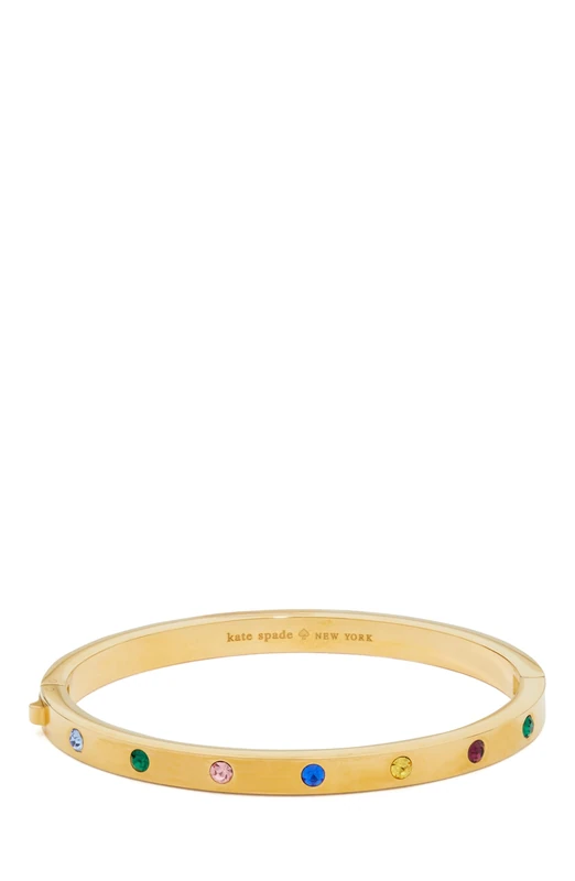 Kate Spade New York Set In Stone Metal Hinged Bangle