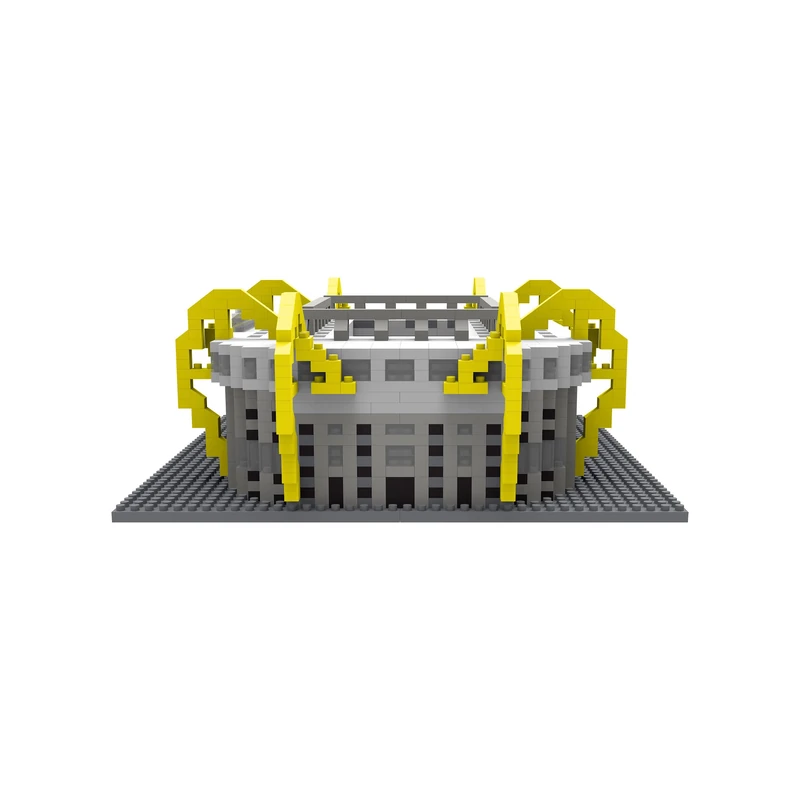 FOCO Officially Licensed Borussia Dortmund Signal Iduna Park BRXLZ Mini Stadium 3D Bricks Construction Toy Model