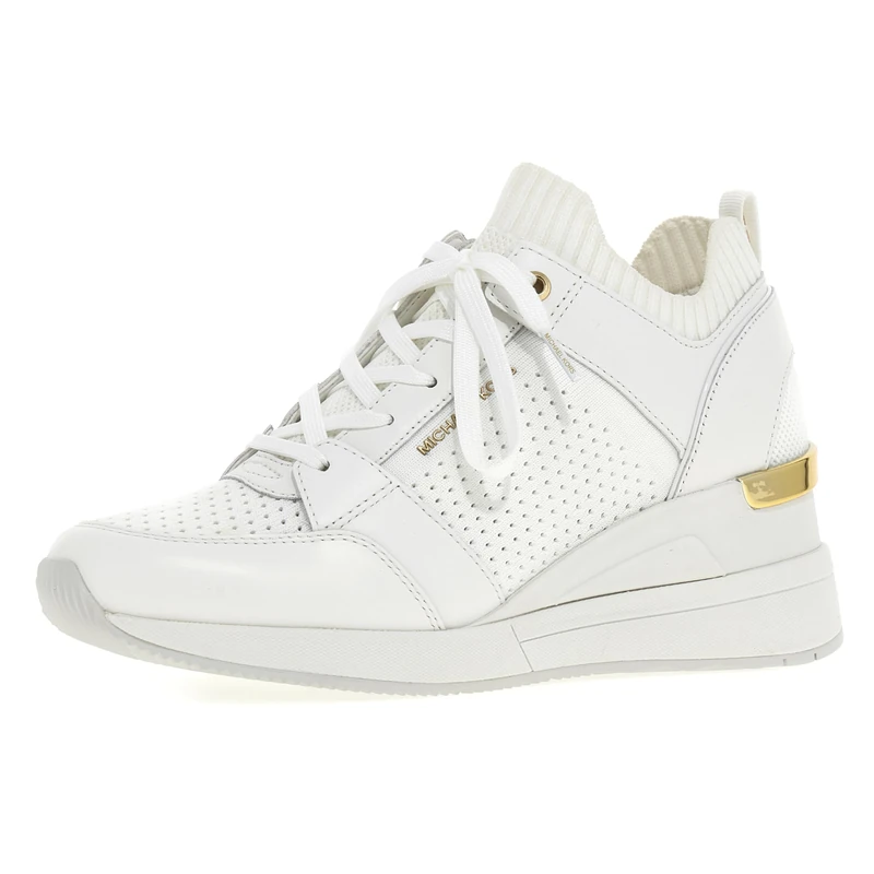Michael Kors 43H3GEFS2D-085 Georgie Knit Trainer Women Optic White UK 4