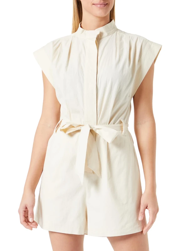 baradello Women's Playsuit, Light Beige, S