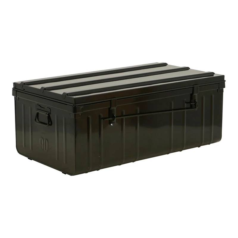 Metal Storage Chest, 900×500×370 mm, Transport Tools, Steel 5/10 mm, Fireproof M1, Anthracite