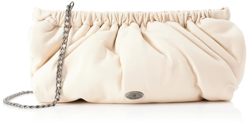 baradello Women's Clutch/Evening Bag, Wool White, OneSize