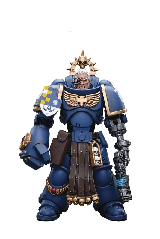 Joy Toy (CN) Warhammer 40k figurine 1/18 Ultramarines Lieutenant with Power Fist 12 cm, Black