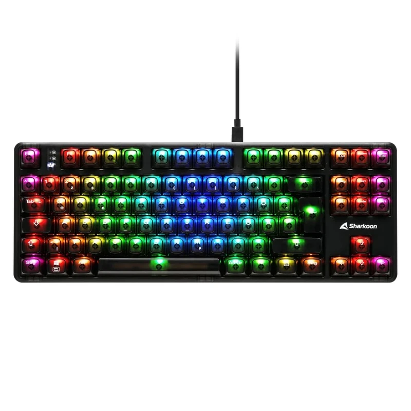 Sharkoon Crystal Shark RGB Black