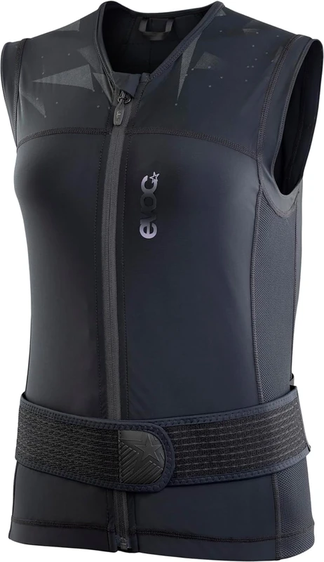EVOC PROTECTOR VEST PRO WOMEN, protector waistcoat (LITESHIELD FLEX back protector, AIRO FLEX hip belt, incl. odour-inhibiting technologies, machine-washable cycling accessories, size: M), black