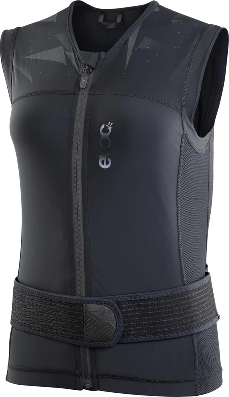 EVOC PROTECTOR VEST PRO WOMEN, protector waistcoat (LITESHIELD FLEX back protector, AIRO FLEX hip belt, incl. odour-inhibiting technologies, machine-washable bike accessories, size: S), black