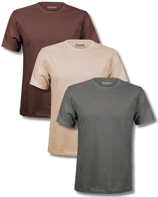Kingsted T-Shirts for Men Pack - Royally Comfortable - Super Soft Premium Fabric - Well-Crafted Classic Tee, Camo Pack, XL - Image 1