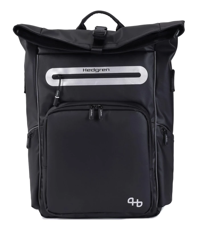Hedgren Unisex Hub Backpack, black, L, Casual