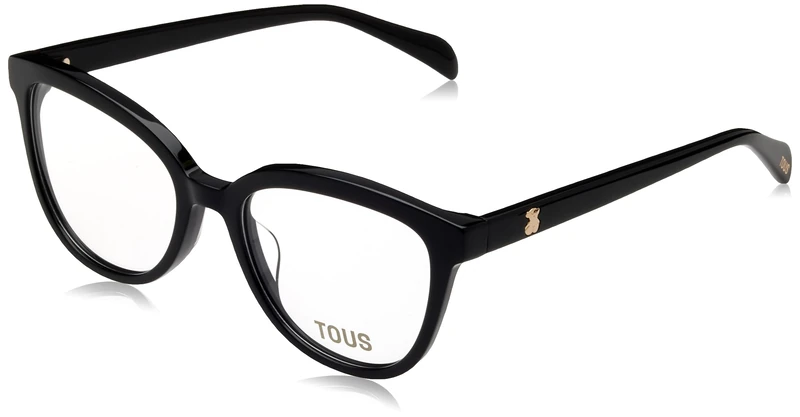TOUS Eyeglass Frame VTOB93 Shiny Black 53/18/135 Women's Glasses, shiny black, 53/18/135