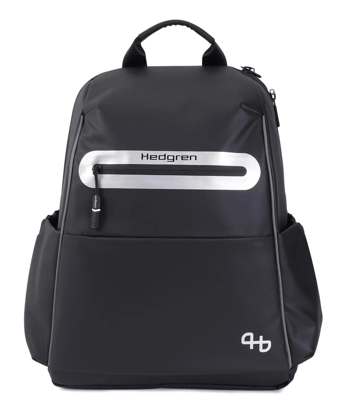 Hedgren 1 COMP BACKPACK BLACK ONE SIZE UNISEX ADULTS, Black, One Size, Casual